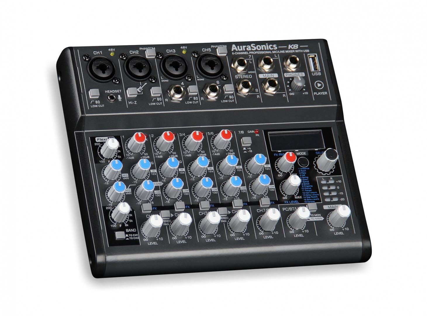 AuraSonics K8 компактный микшерный пульт в Мурманске