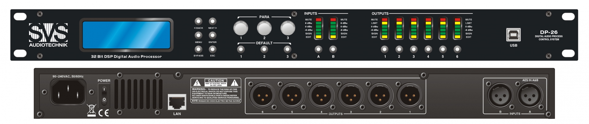 SVS Audiotechnik DP-26 Цифровой процессор: 2 входа 6 выходов в Мурманске