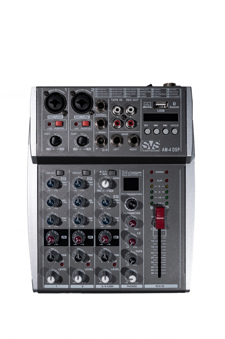 SVS Audiotechnik mixers AM-4 DSP Аналоговый микшерный пульт, 4-канала в Мурманске