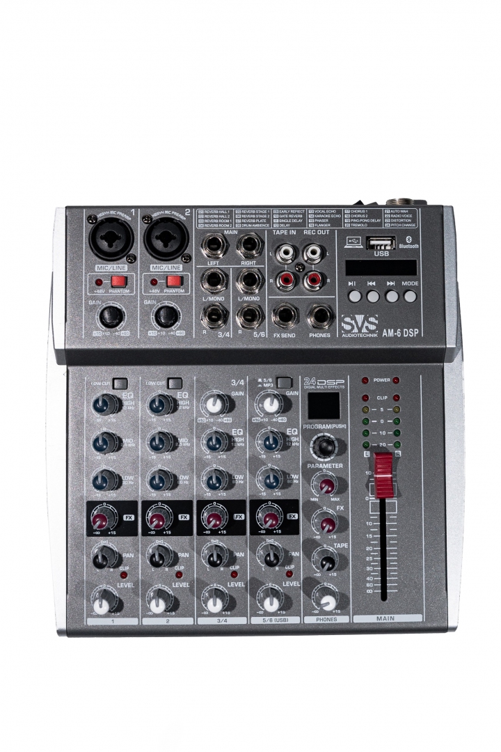 SVS Audiotechnik mixers AM-6 DSP Микшерный пульт аналоговый, 6-канальный SVS Audiotechnik mixers в Мурманске